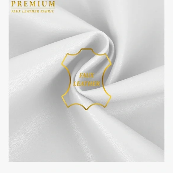 BNWOT Olivia Miller White Faux Leather Zip Up Moto Biker Jacket M - never worn! - Picture 8 of 8